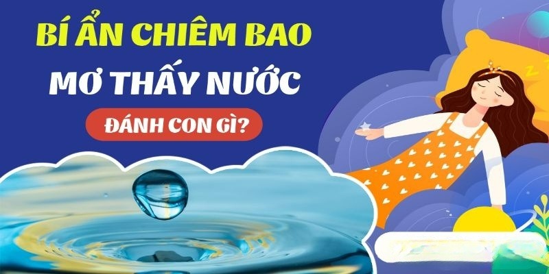 Các con số may mắn nhận được khi nằm mơ thấy nước